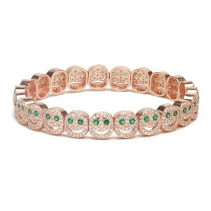 LIZA GOZLAN HAPPY FACE BRACELET